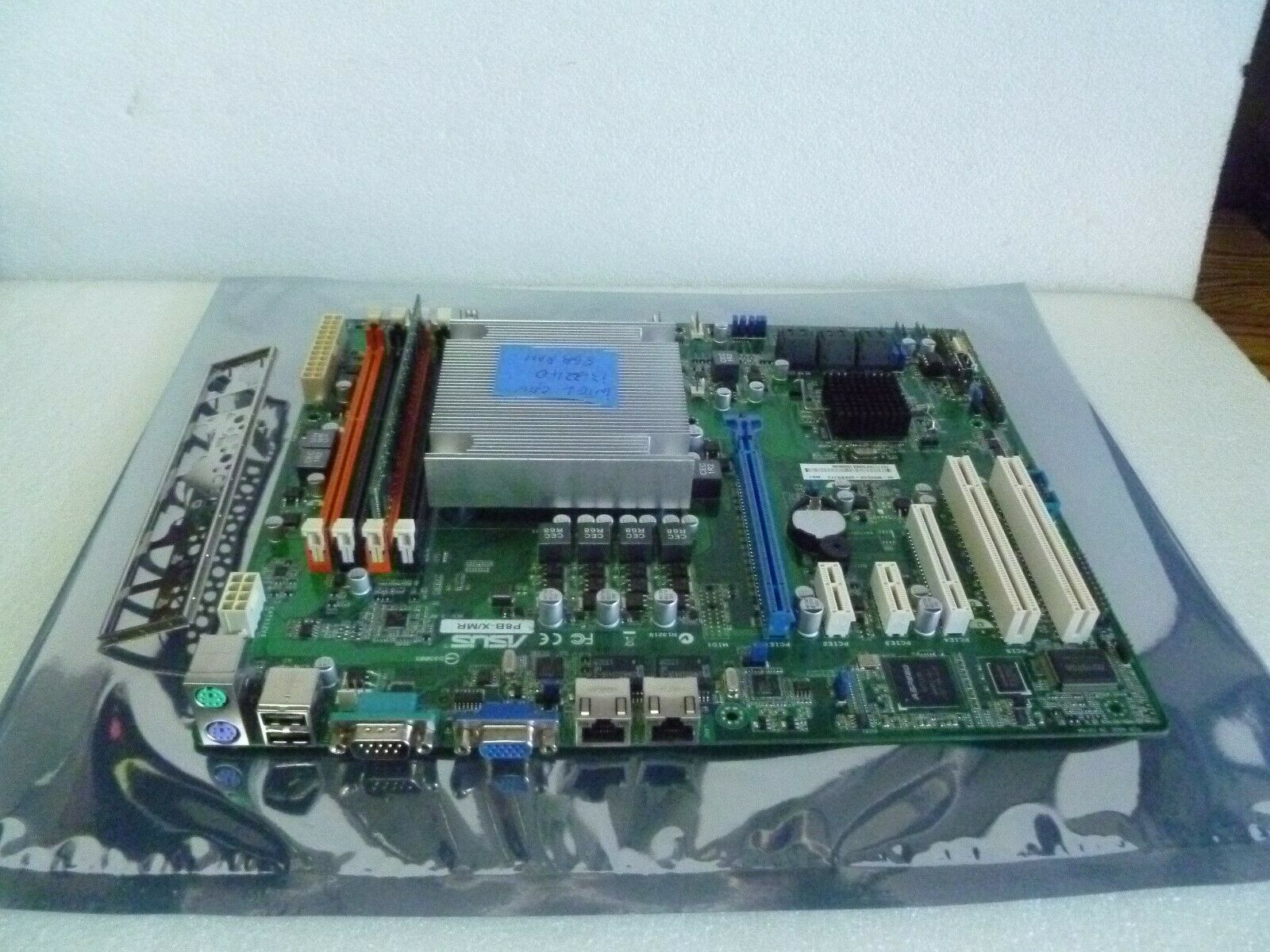 NEW ASUS P8B-X/MR INTEL CORE i3-3240 CPU 8GB MEMORY MOTHER BOARD HEAT SINK IO COVER